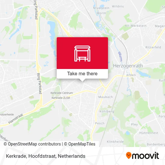 Kerkrade, Hoofdstraat Karte