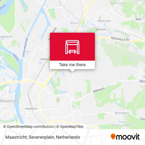Maastricht, Severenplein map