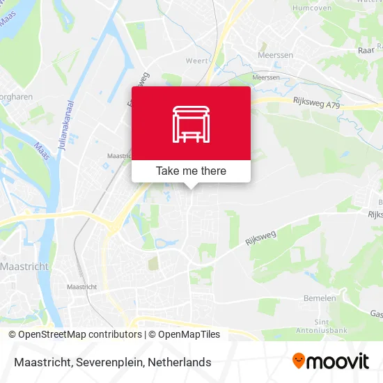 Maastricht, Severenplein map