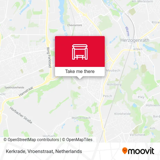 Kerkrade, Vroenstraat map