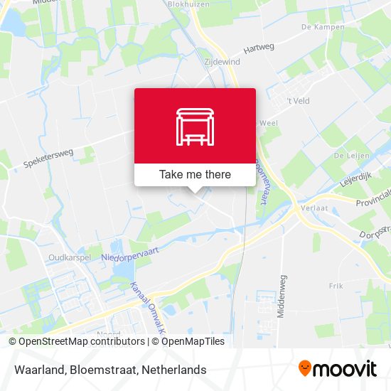 Waarland, Bloemstraat map
