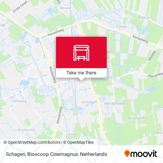 Schagen, Bioscoop Cinemagnus map