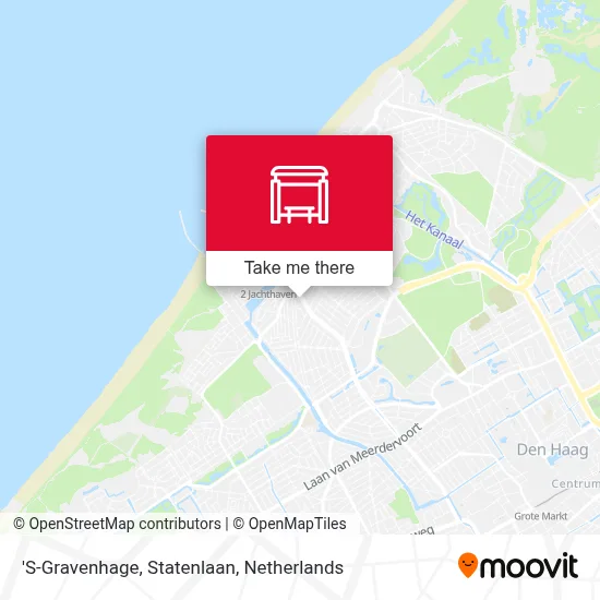 'S-Gravenhage, Statenlaan map
