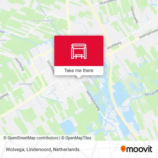 Wolvega, Lindenoord Karte