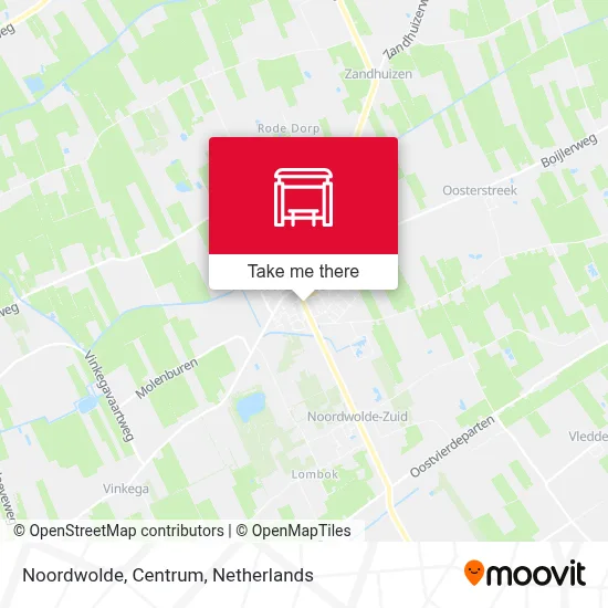 Noordwolde, Centrum map