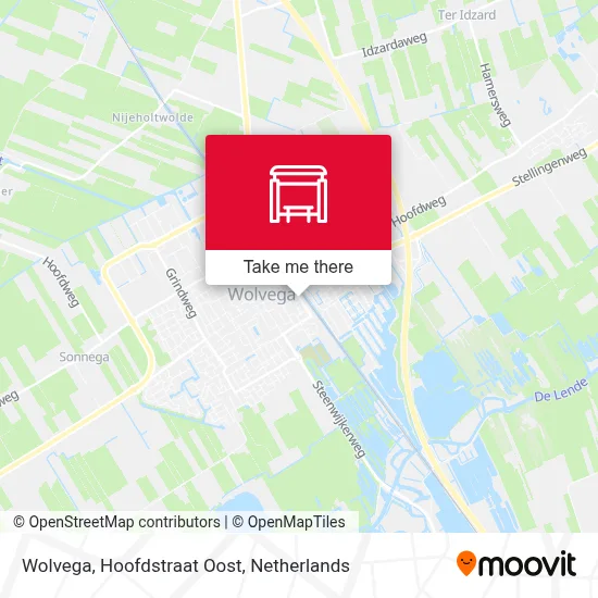 Wolvega, Hoofdstraat Oost Karte