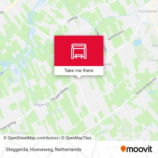 Steggerda, Hoeveweg map