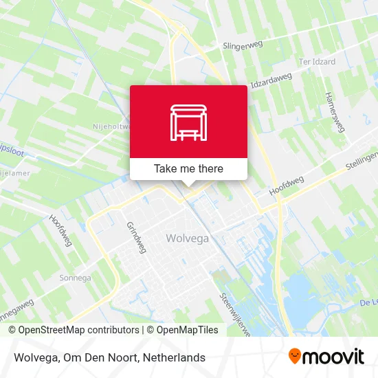 Wolvega, Om Den Noort Karte