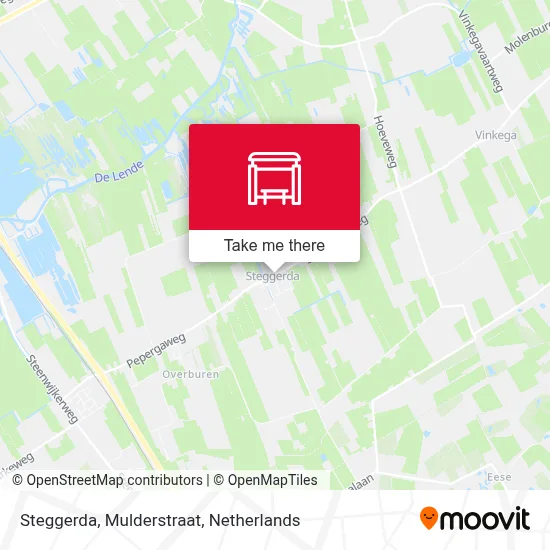 Steggerda, Mulderstraat map