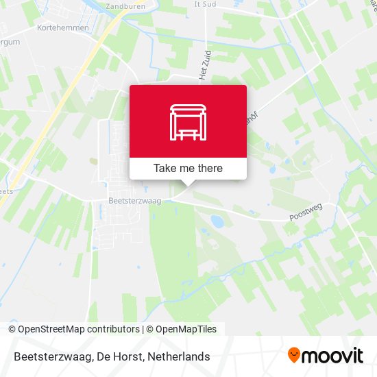 Beetsterzwaag, De Horst map