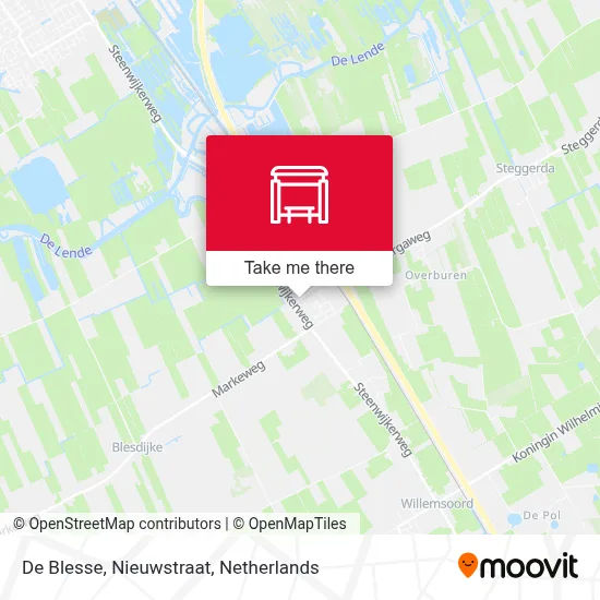 De Blesse, Nieuwstraat map