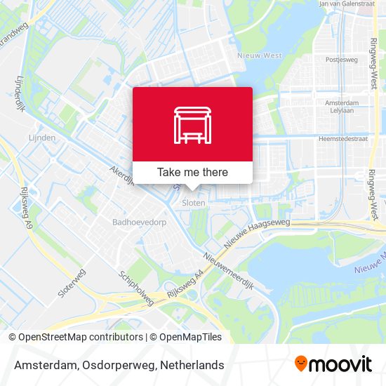 Amsterdam, Osdorperweg map