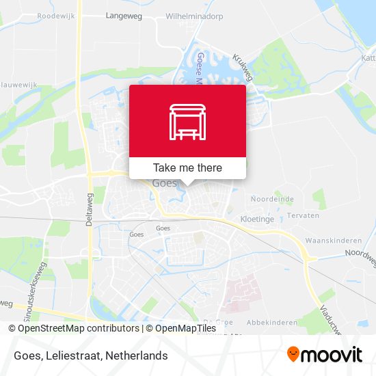 Goes, Leliestraat map