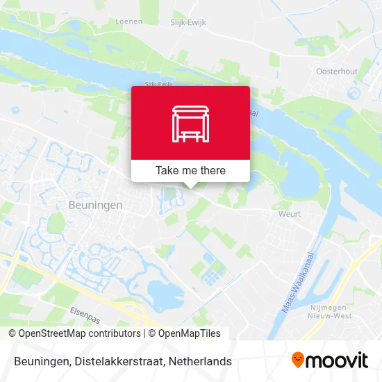 Beuningen, Distelakkerstraat map
