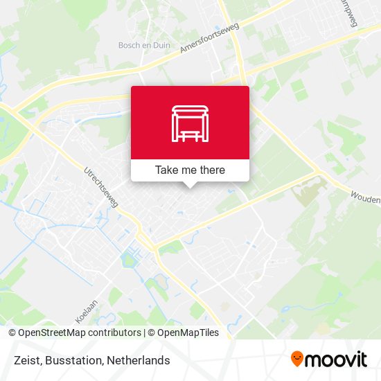 Zeist, Busstation map