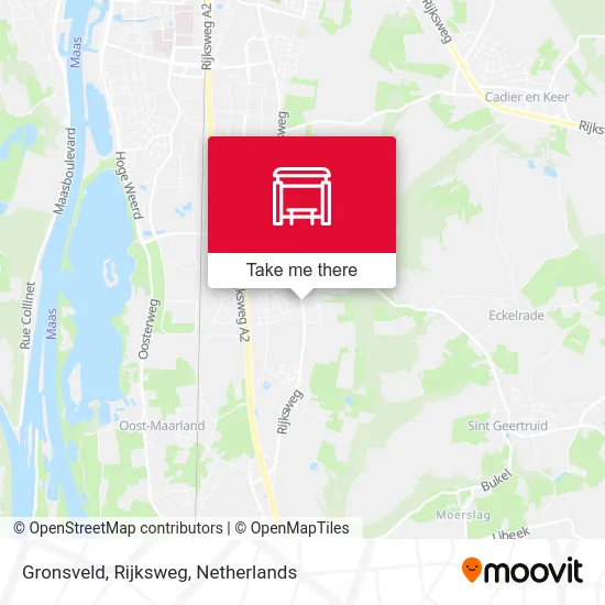 Gronsveld, Rijksweg map