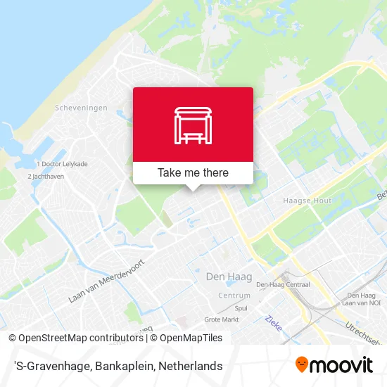 'S-Gravenhage, Bankaplein map