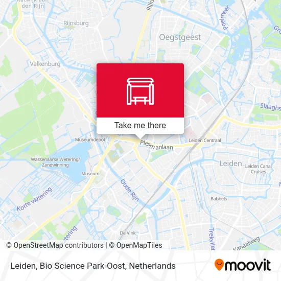 Leiden, Bio Science Park-Oost map