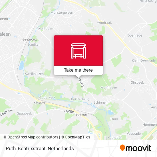 Puth, Beatrixstraat map