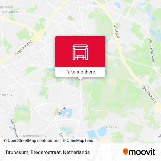 Brunssum, Brederostraat map