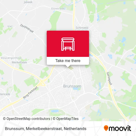 Brunssum, Merkelbeekerstraat map