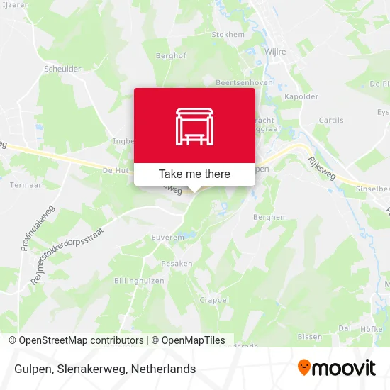 Gulpen, Slenakerweg Karte