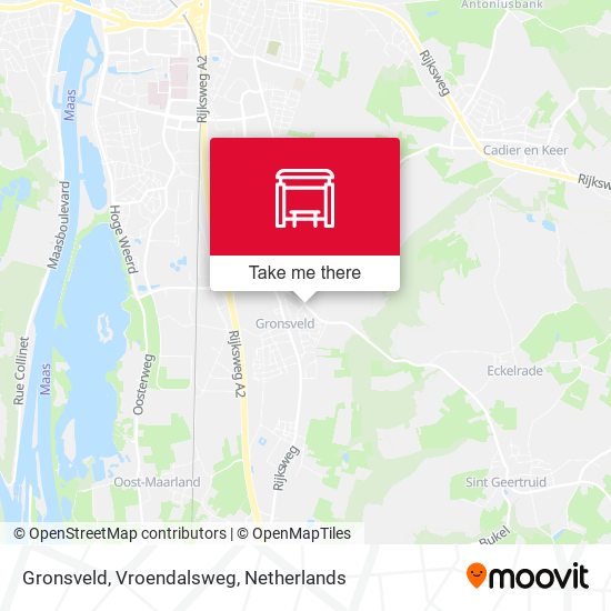 Gronsveld, Vroendalsweg map