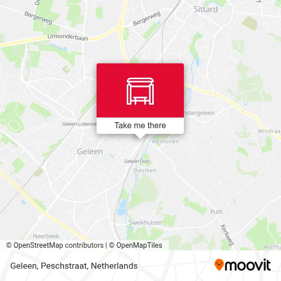 Geleen, Peschstraat map