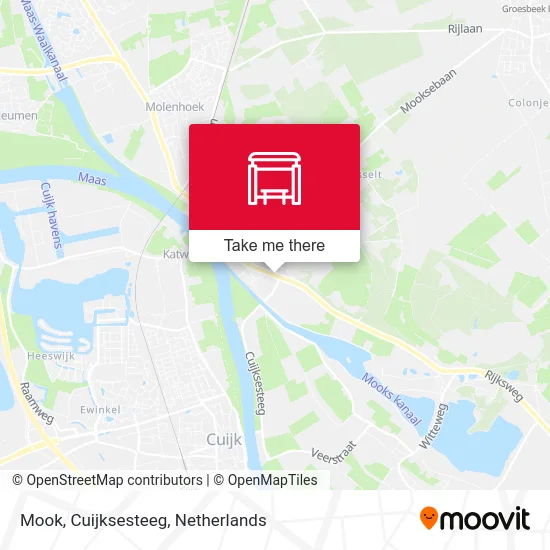 Mook, Cuijksesteeg map