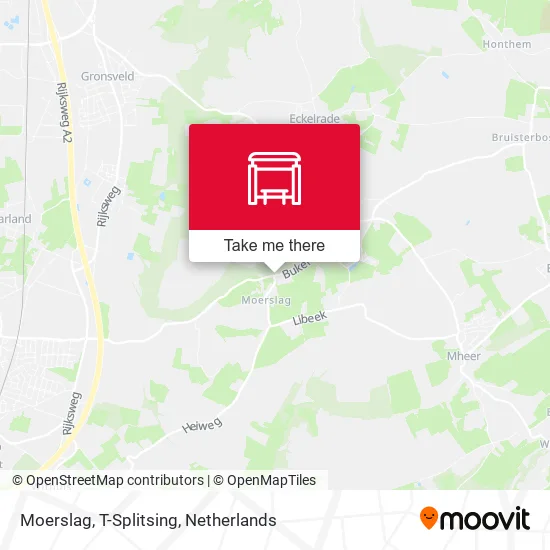Moerslag, T-Splitsing map