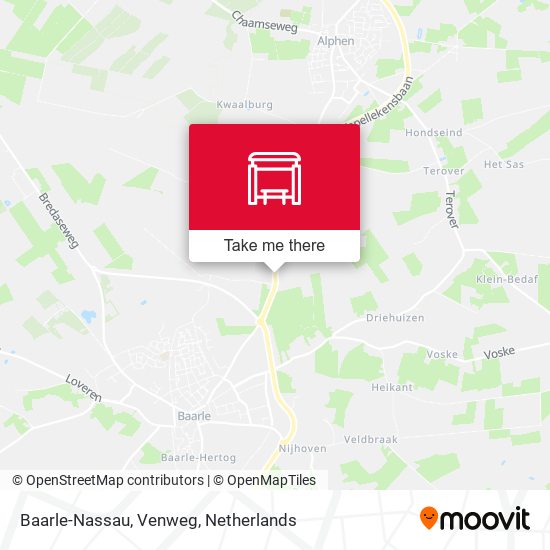Baarle-Nassau, Venweg map
