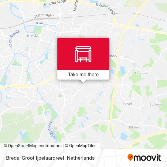 Breda, Groot Ijpelaardreef map