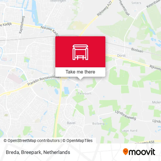 Breda, Breepark map