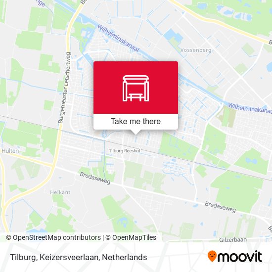 Tilburg, Keizersveerlaan map