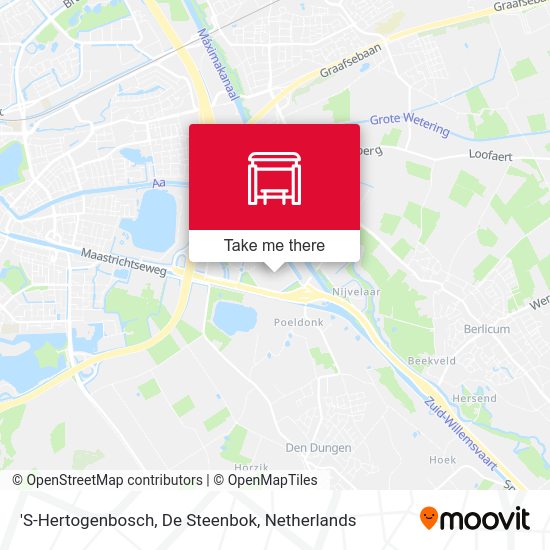 'S-Hertogenbosch, De Steenbok Karte