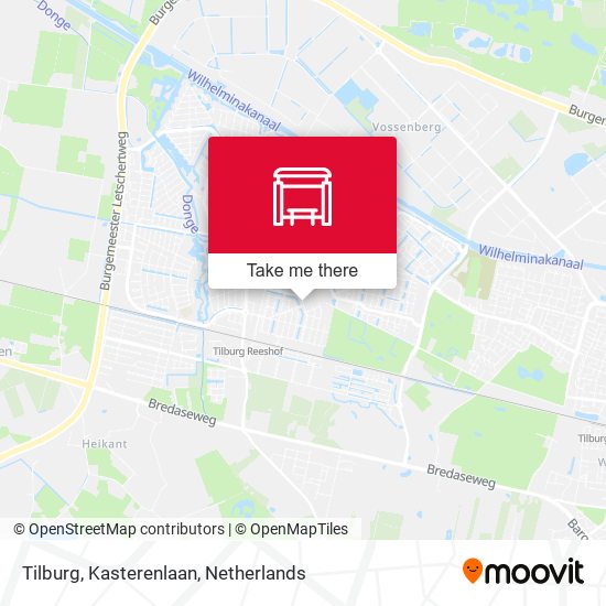 Tilburg, Kasterenlaan map