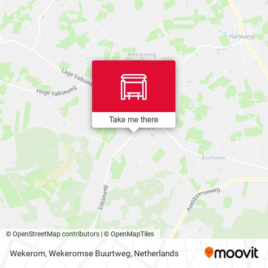 Wekerom, Wekeromse Buurtweg Karte