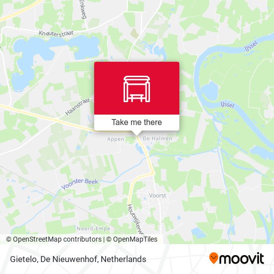Gietelo, De Nieuwenhof map