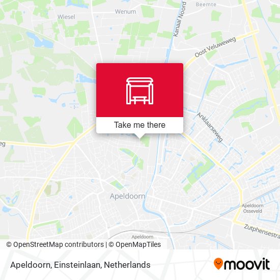 Apeldoorn, Einsteinlaan Karte