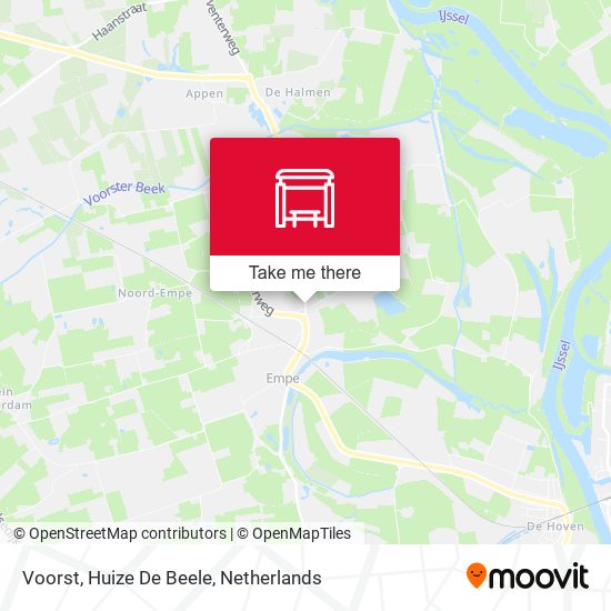 Voorst, Huize De Beele map