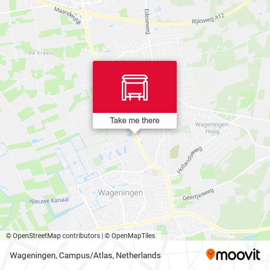 Wageningen, Campus/Atlas map