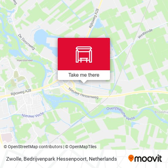 Zwolle, Bedrijvenpark Hessenpoort map