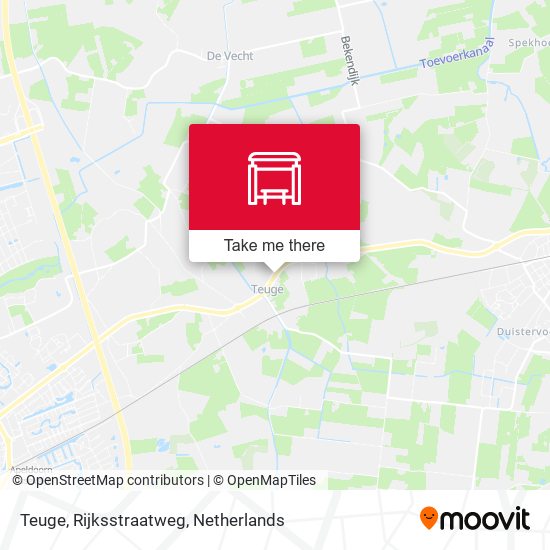 Teuge, Rijksstraatweg map