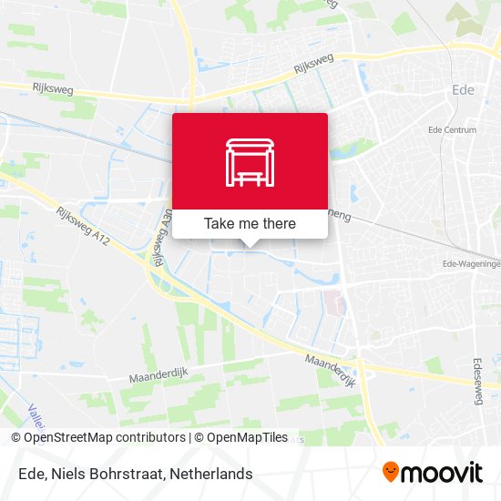 Ede, Niels Bohrstraat map