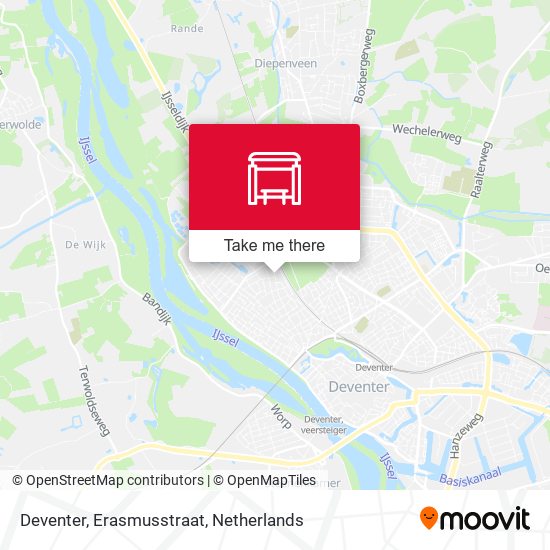 Deventer, Erasmusstraat map