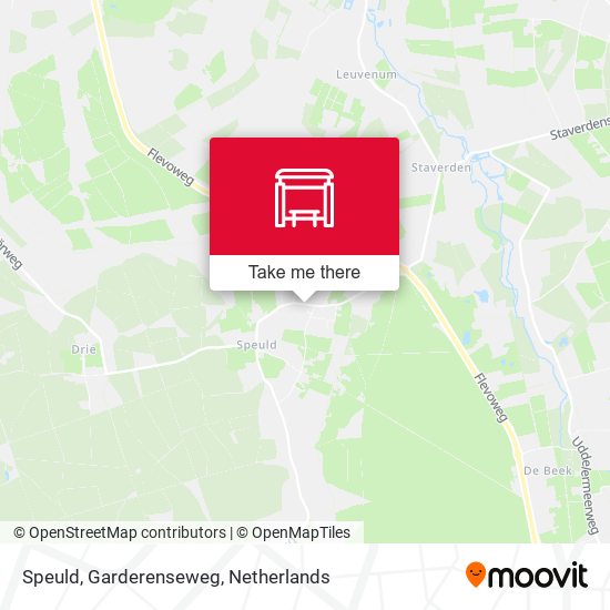 Speuld, Garderenseweg map