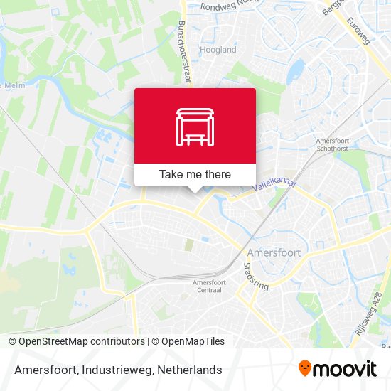 Amersfoort, Industrieweg map