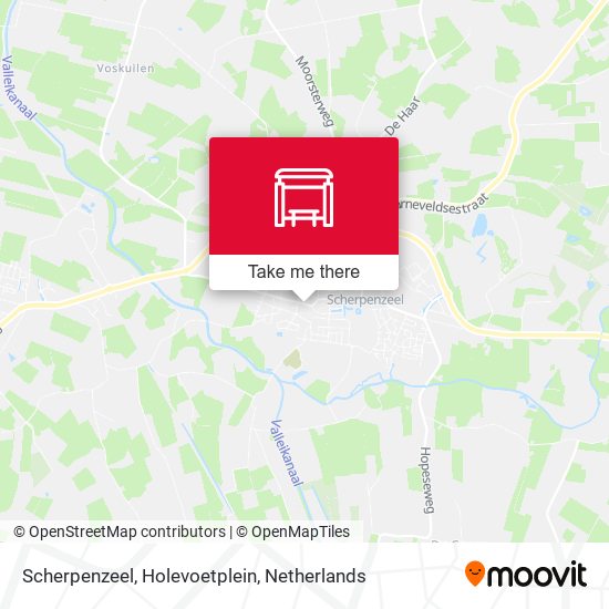 Scherpenzeel, Holevoetplein map