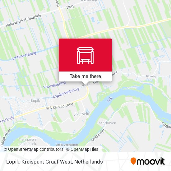 Lopik, Kruispunt Graaf-West map