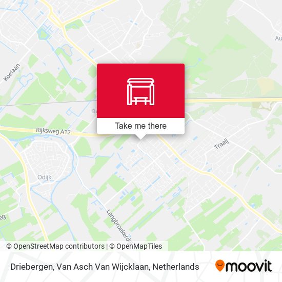 Driebergen, Van Asch Van Wijcklaan map